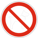Dog not allowed